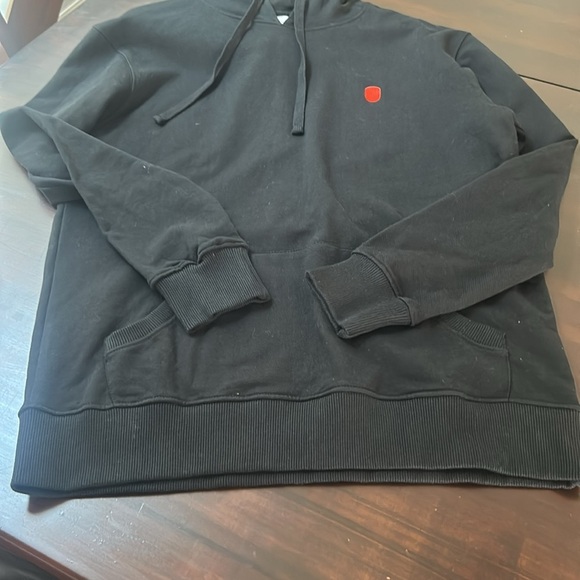 KOTN Men’s Black Cotton Pullover Hoodie Size M Made in Egypt - Picture 9 of 16